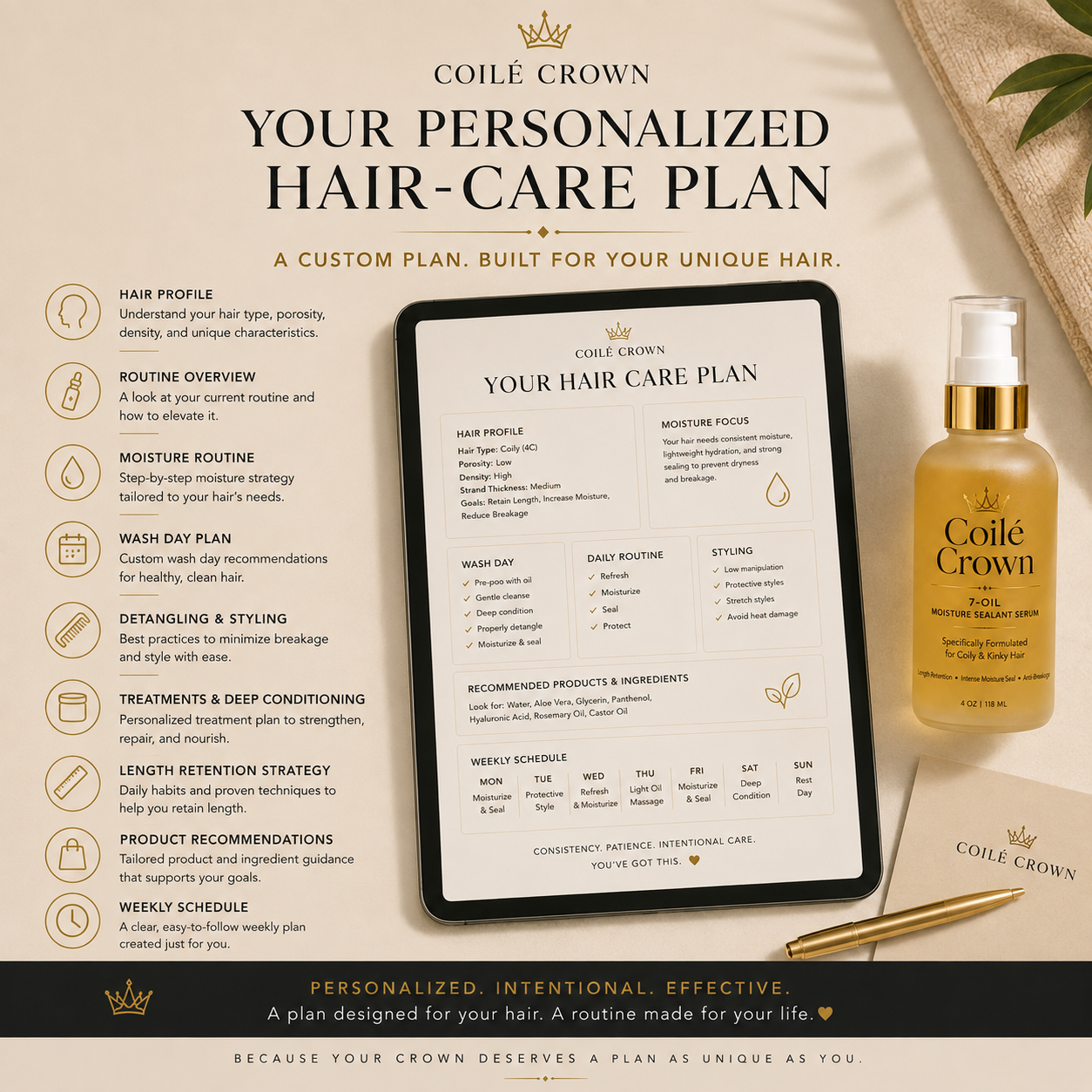 1-on-1 Personalized Hair Care Coaching