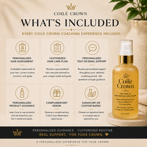 1-on-1 Personalized Hair Care Coaching