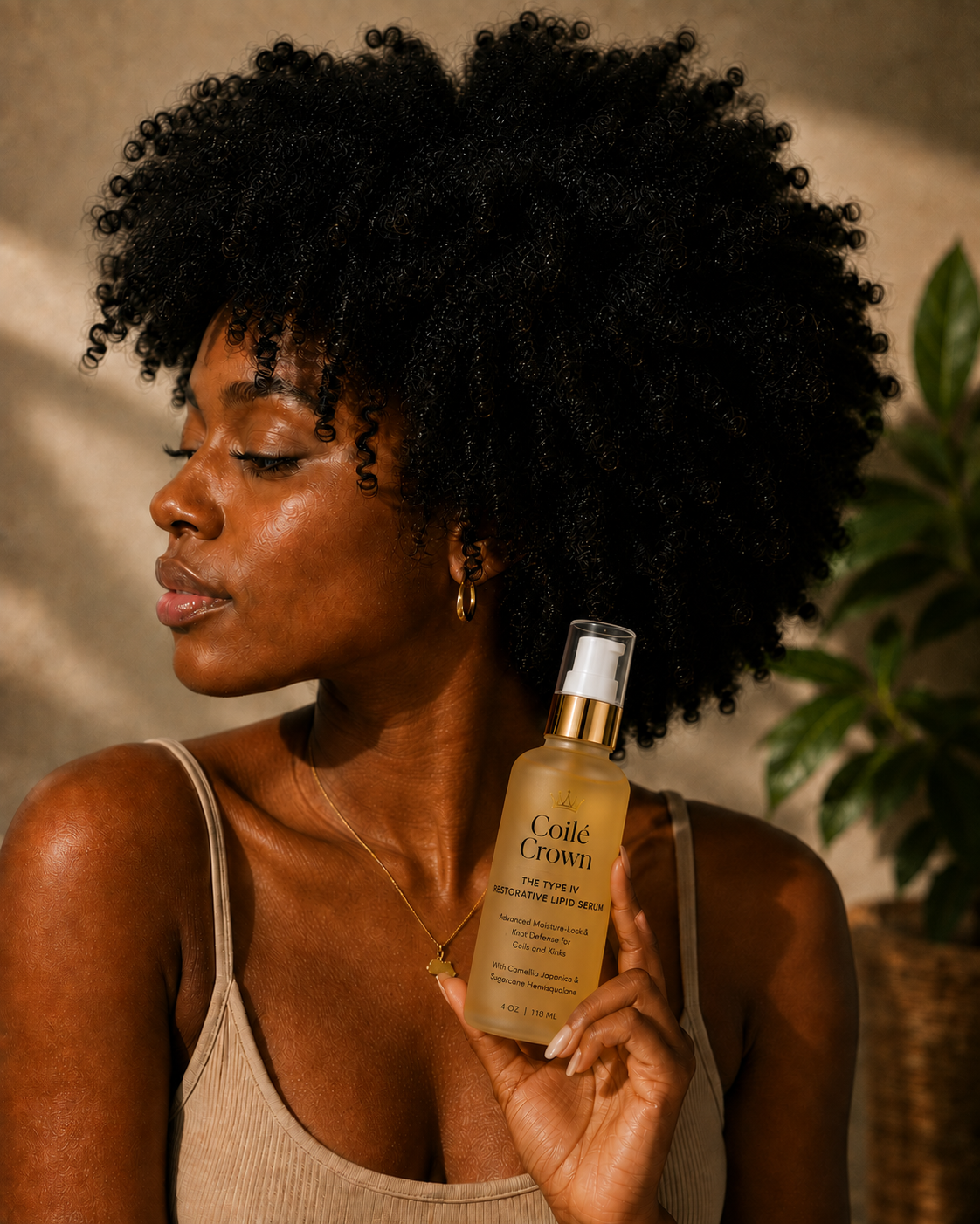 Type IV Restorative Lipid Serum for Coily & Kinky Hair