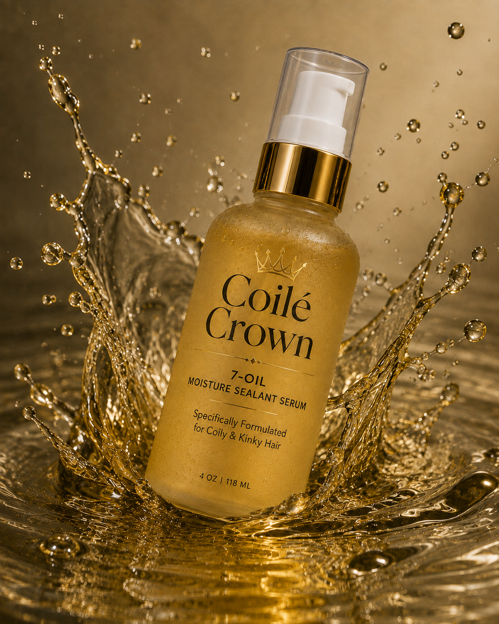 7-Oil Moisture Sealant Serum for Coily & Kinky Hair