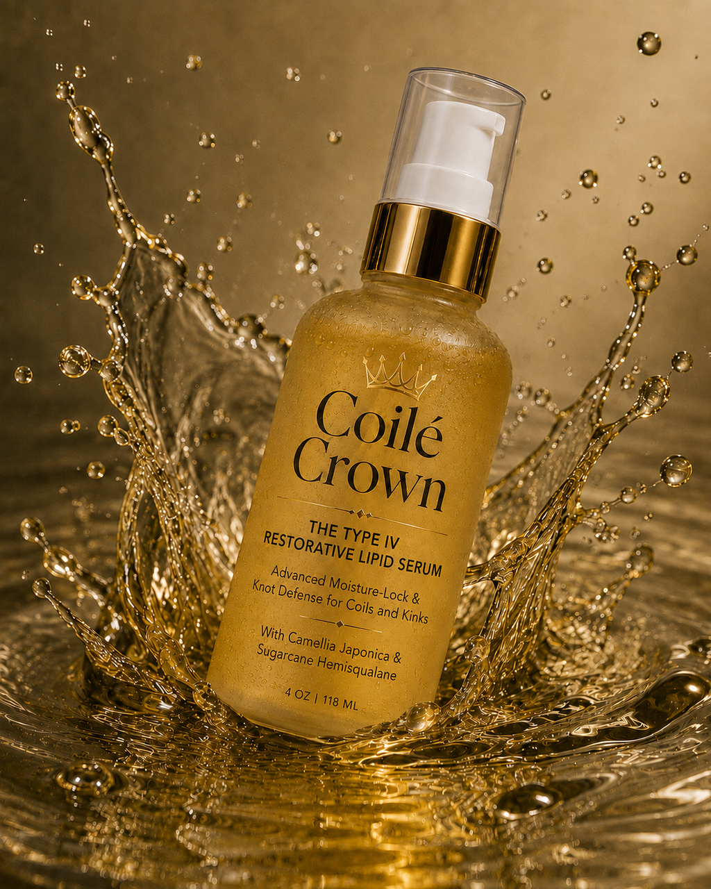 Type IV Restorative Lipid Serum for Coily & Kinky Hair